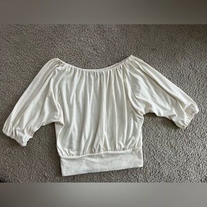 Anxiety Y2K Cream Color Top